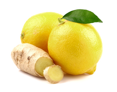 Lemon with ginger