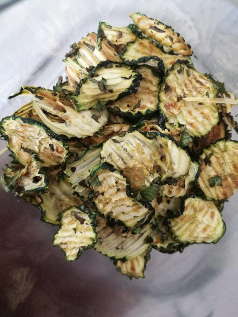 chips zucchine melissa menta