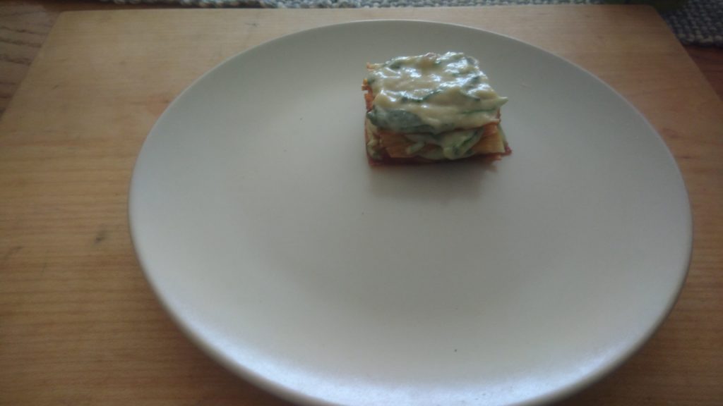 lasagna di asparagi essiccati