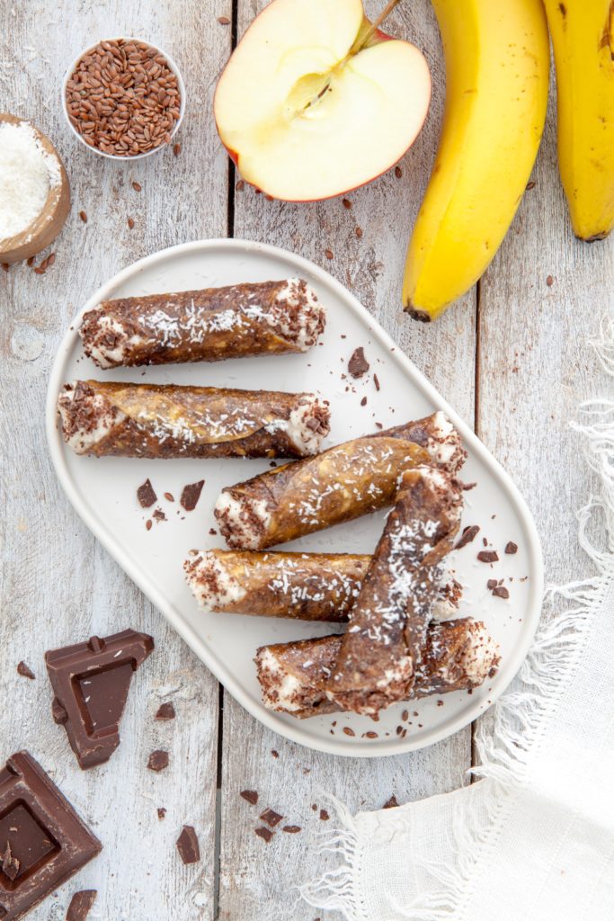cannoli crudisti essiccati