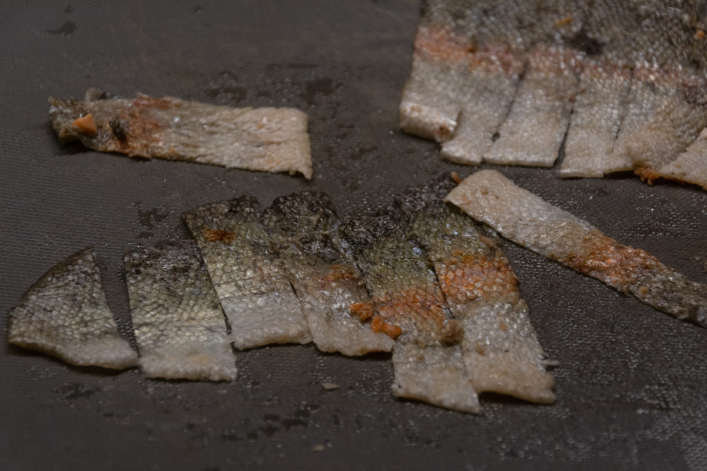 pelle di pesce essiccata