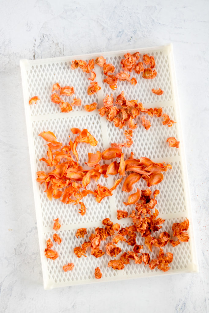 snack carote essiccate