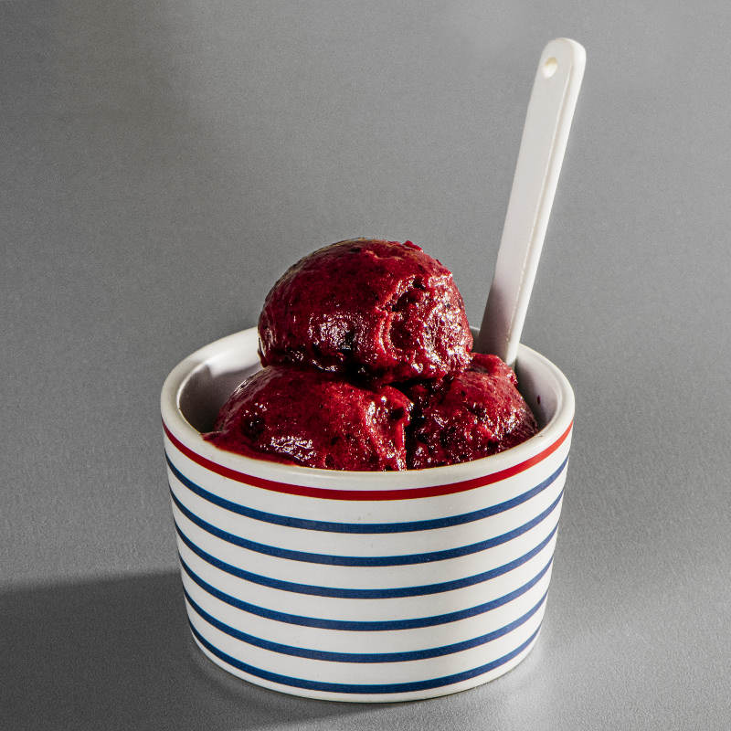 sorbetto ed essiccatore, prugna