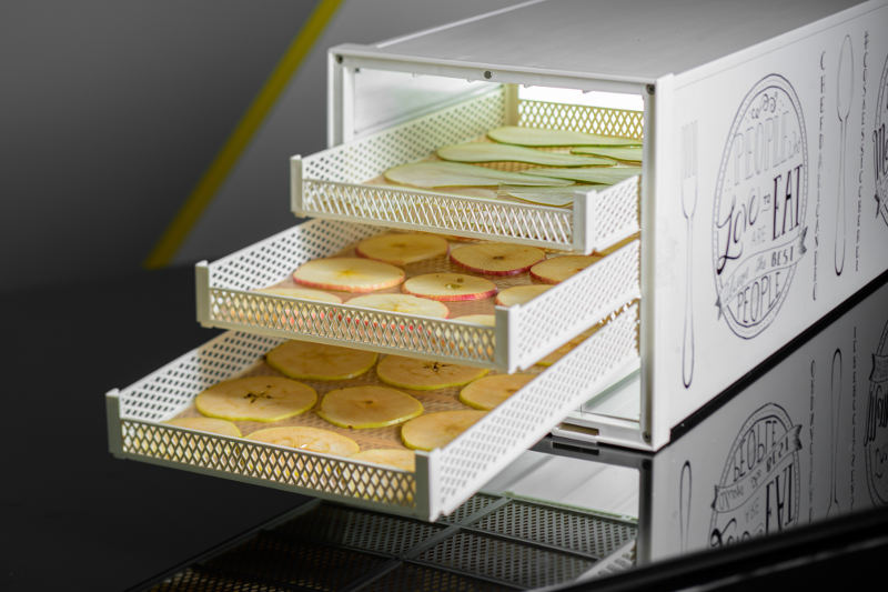 chips essiccate di mele e pere